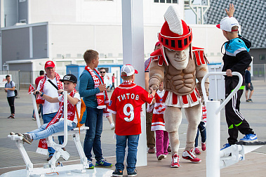 АКТИВНОСТИ ДЛЯ БОЛЕЛЬЩИКОВ В ВТБ ЛЕДОВОМ ДВОРЦЕ НА МАТЧАХ КЛУБА "СПАРТАК"
